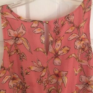 Peach sleeveless dress large large